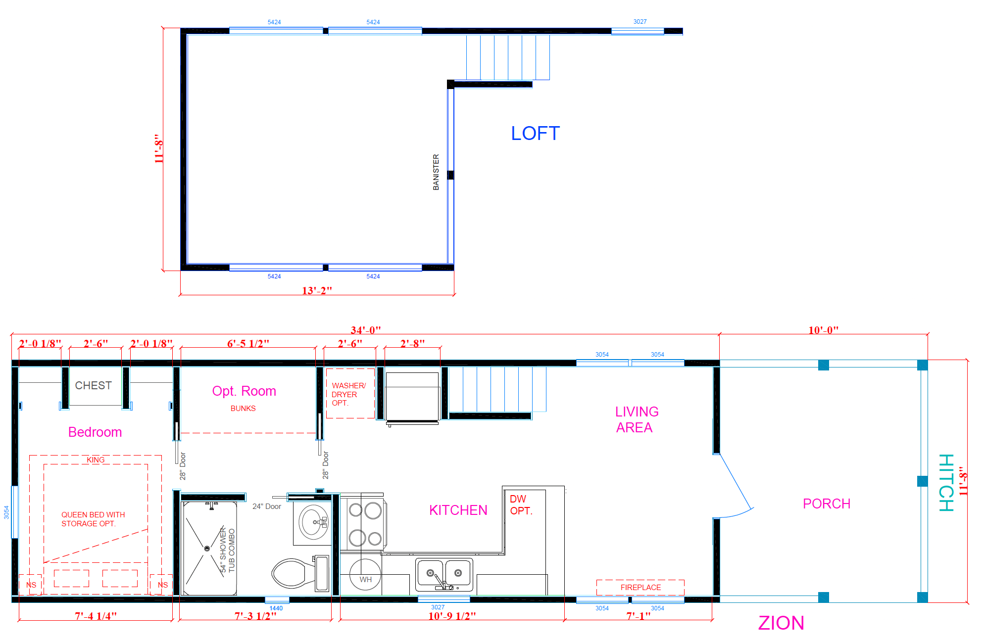 Zion Floor Plan Zion Floor Plan