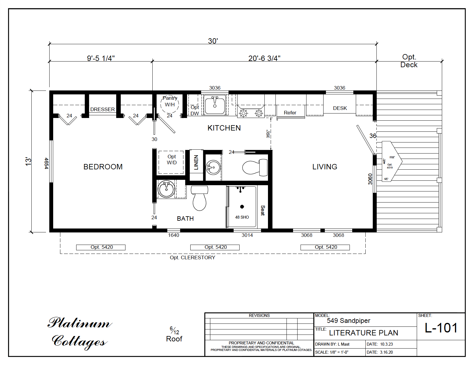549 Sandpiper small home model by Platinum Cottages