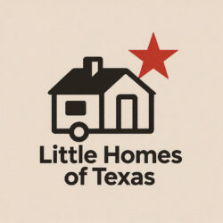 Little Homes of Texas logo featuring a clean farmhouse-inspired design with black and white details.