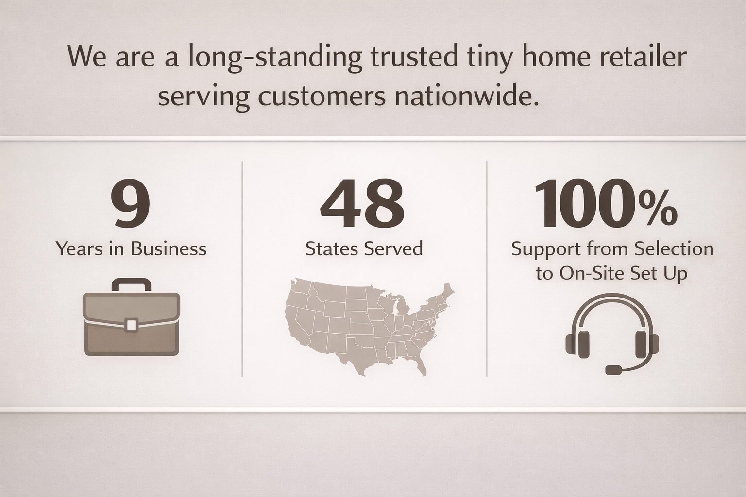 Little Homes of Texas is a trusted tiny home retailer serving customers nationwide